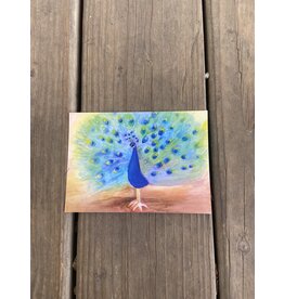 The Proud Peacock Postcard