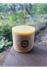 Beeswax Pillar Candle 2.75x3 Local