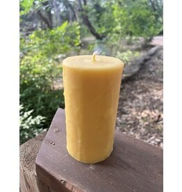 Beeswax Pillar Candle 5.5x3 Local