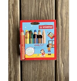 Woody Window Pencils - set of 6