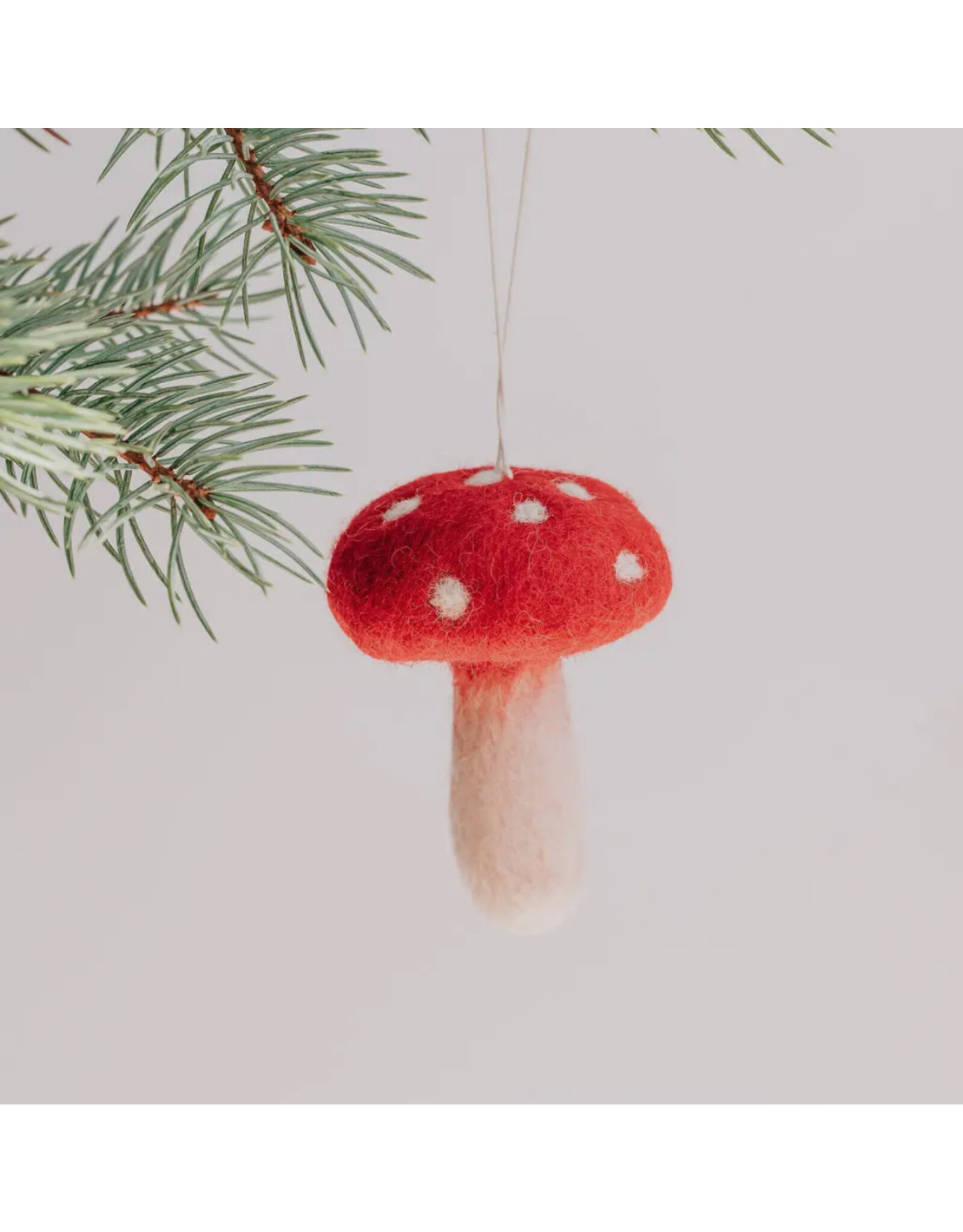 Felt Mushroom Ornament
