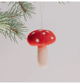 Felt Mushroom Ornament