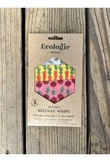 Beeswax Wraps - Veggie. Set of 3