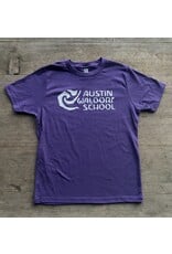 Austin Waldorf Youth Purple Cotton Short Sleeve Shirt