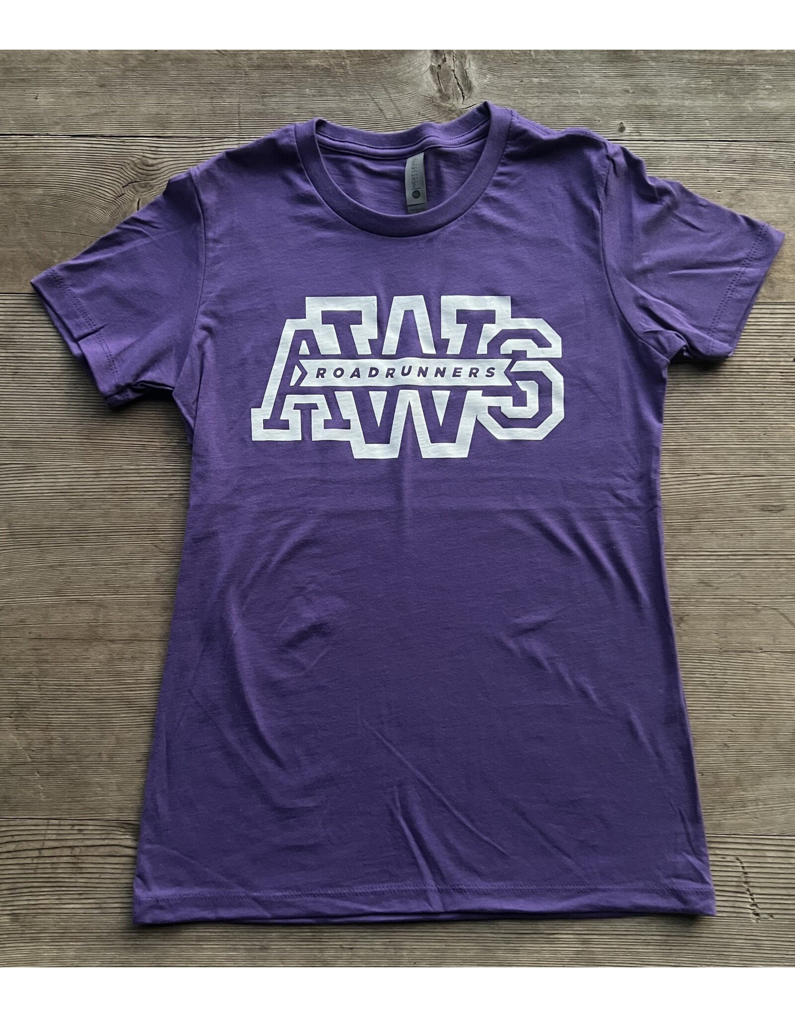 AWS Adult Women’s Purple Cotton Short Sleeve T-Shirt