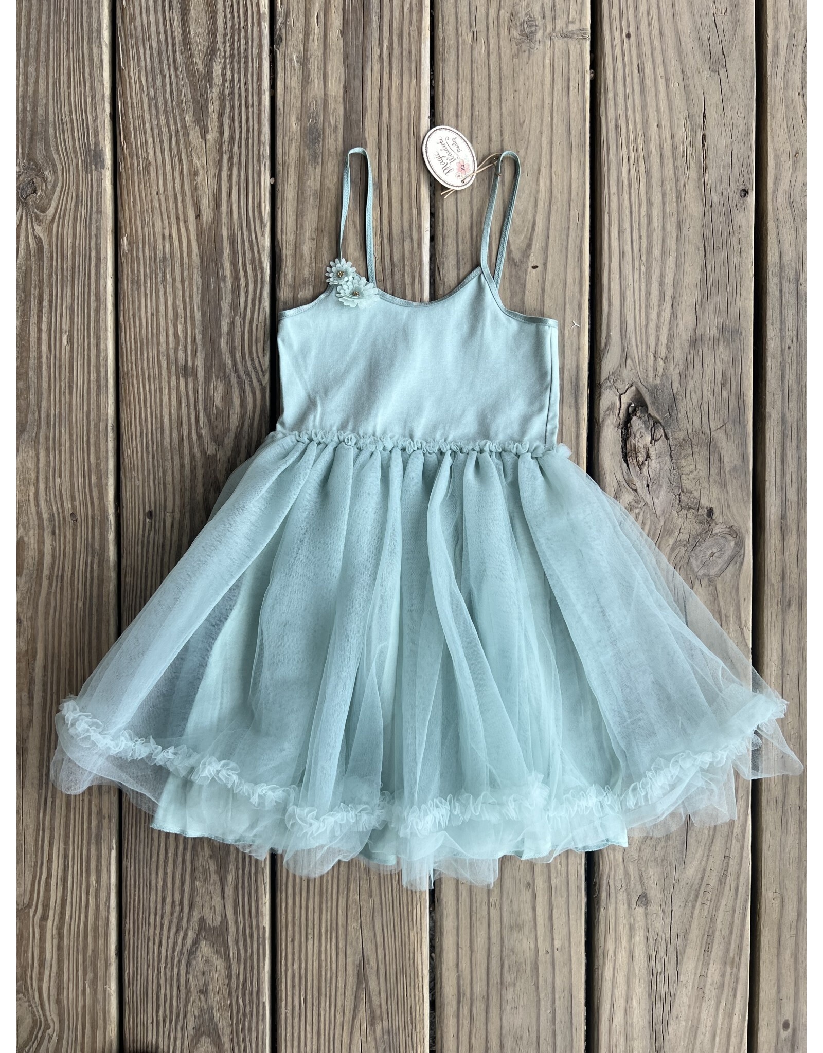Princess Tulle Dress. 2-3 Years. Mint. Maileg