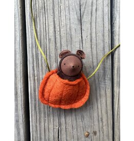 Pumpkin Mouse Necklace - Fairyshadow
