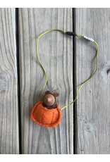 Pumpkin Mouse Necklace - Fairyshadow