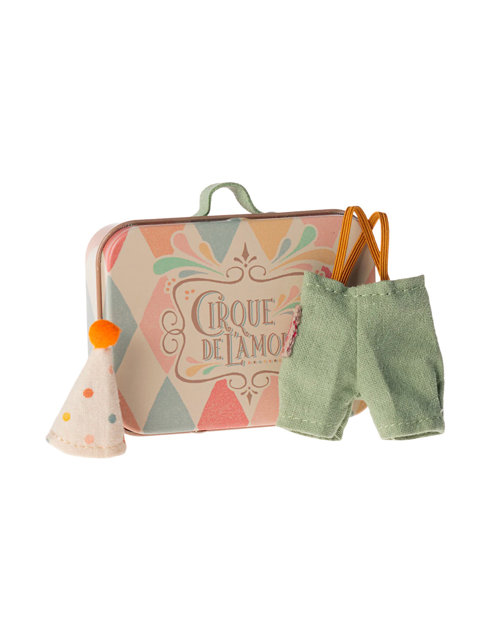 Clown Clothes in Suitcase, Little Brother. Maileg