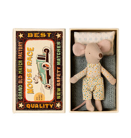 Little Brother Mouse in Matchbox, 2024. Maileg
