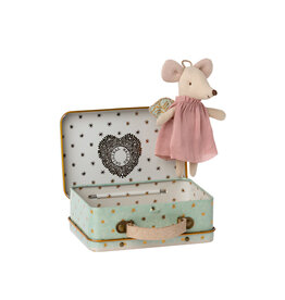 Angel Mouse in Suitcase, Little Sister. Maileg