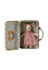 Angel Mouse in Suitcase, Little Sister. Maileg
