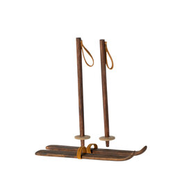 Ski and Ski Poles, Mouse. Maileg