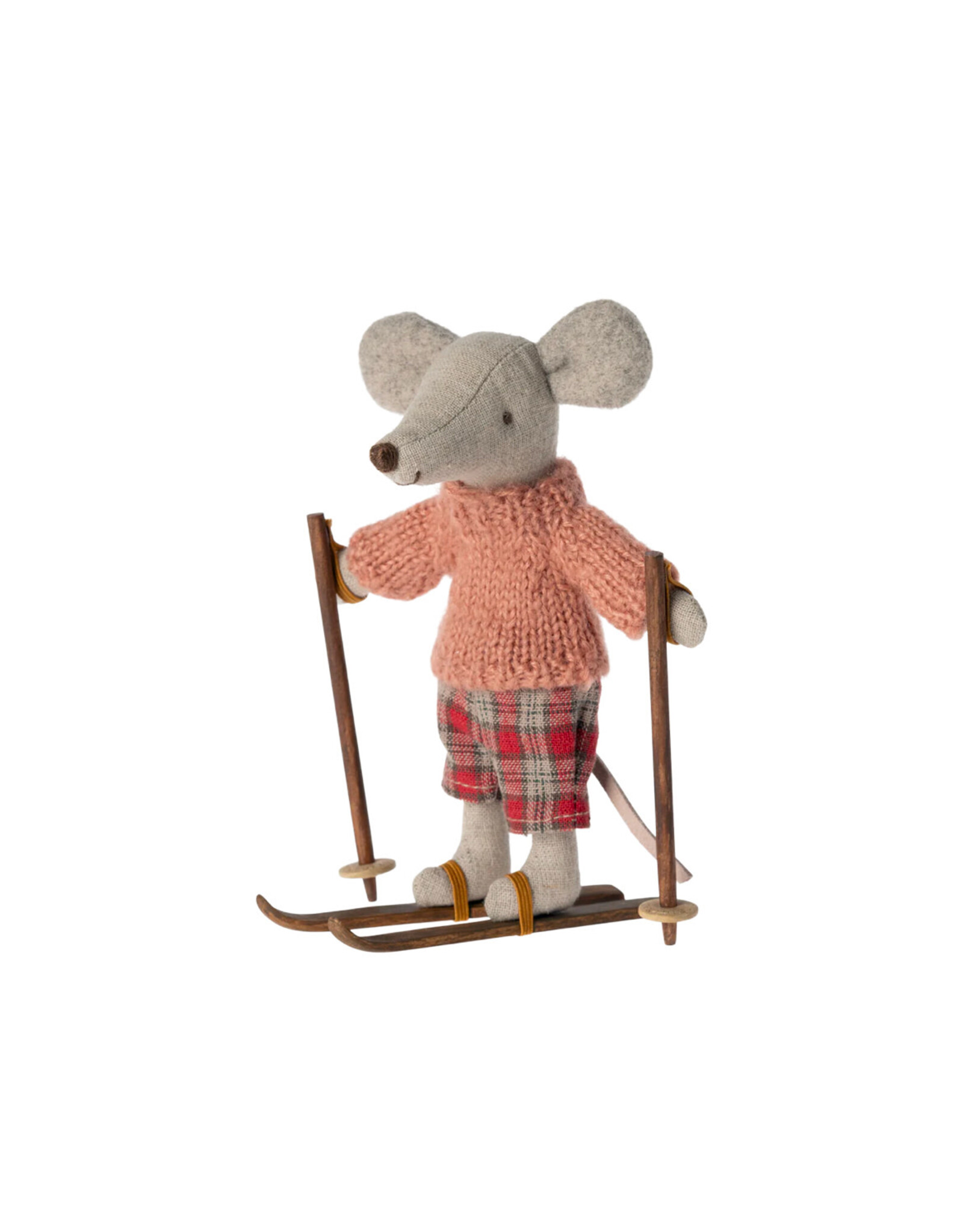 Ski and Ski Poles, Mouse. Maileg