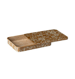 Metal Box with Sliding Lid. Blossom Ocher. Maileg