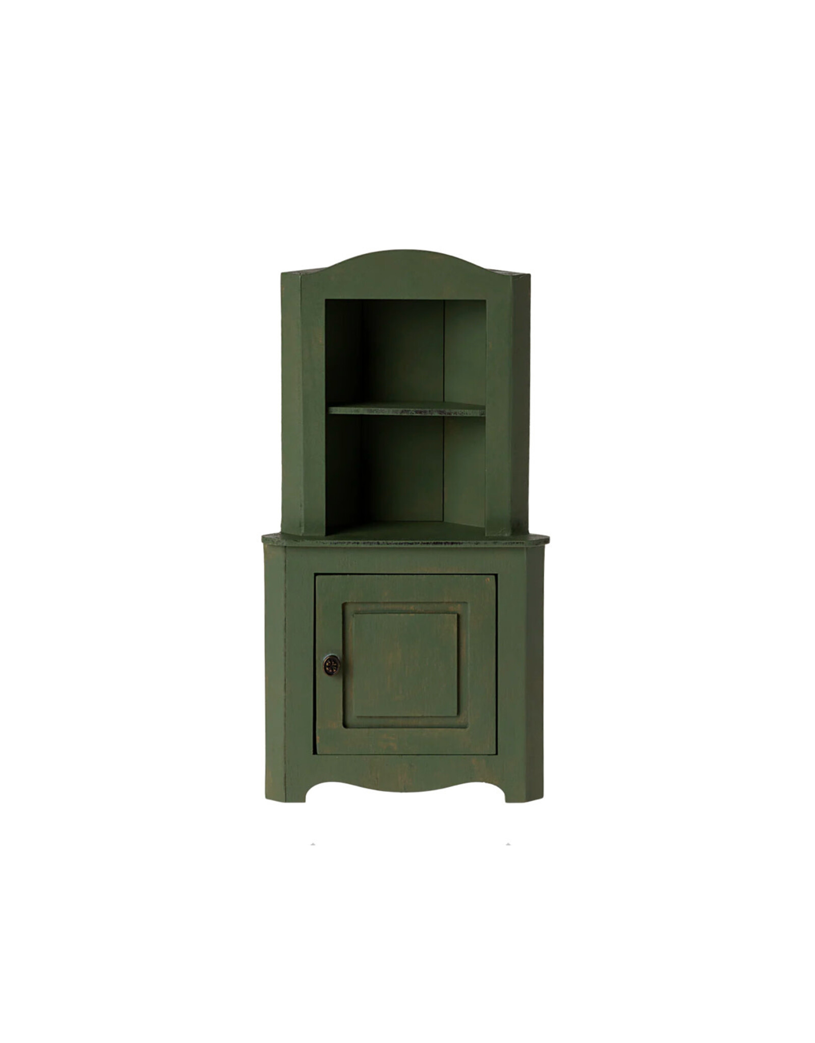 Tall Corner Cabinet - Dark Green. Maileg
