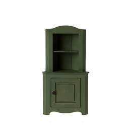 Tall Corner Cabinet - Dark Green. Maileg