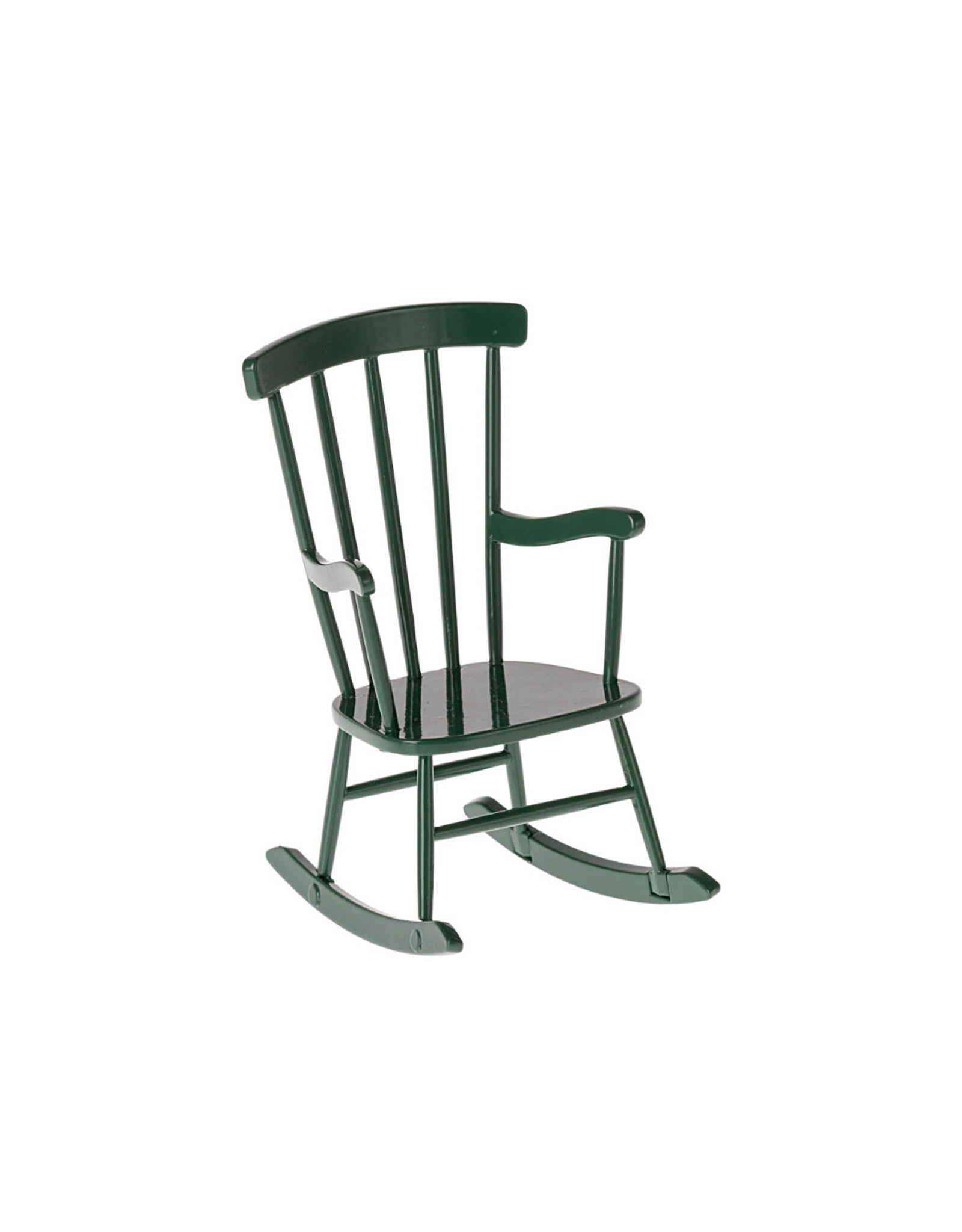 Mouse Rocking Chair, Dark Green. Maileg
