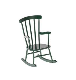 Mouse Rocking Chair, Dark Green. Maileg