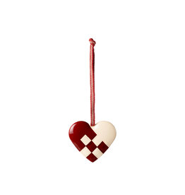Metal Braided Heart Ornament, Maileg