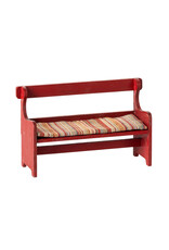 Mouse Bench, Red. Maileg