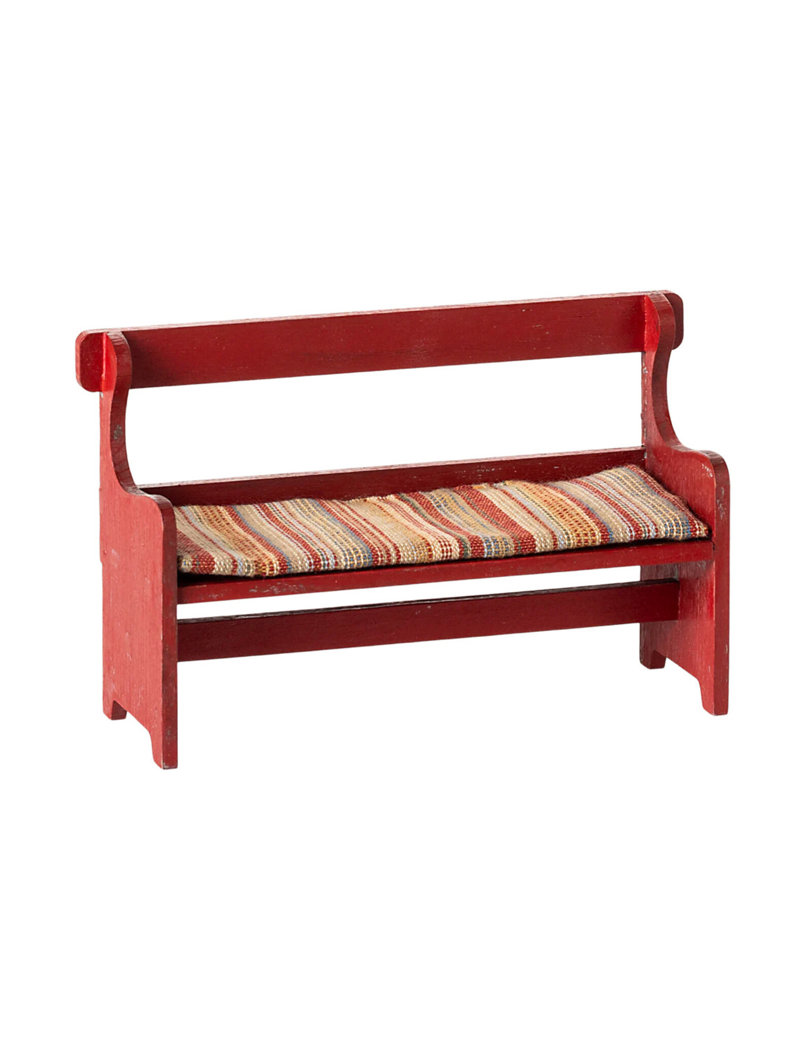 Mouse Bench, Red. Maileg