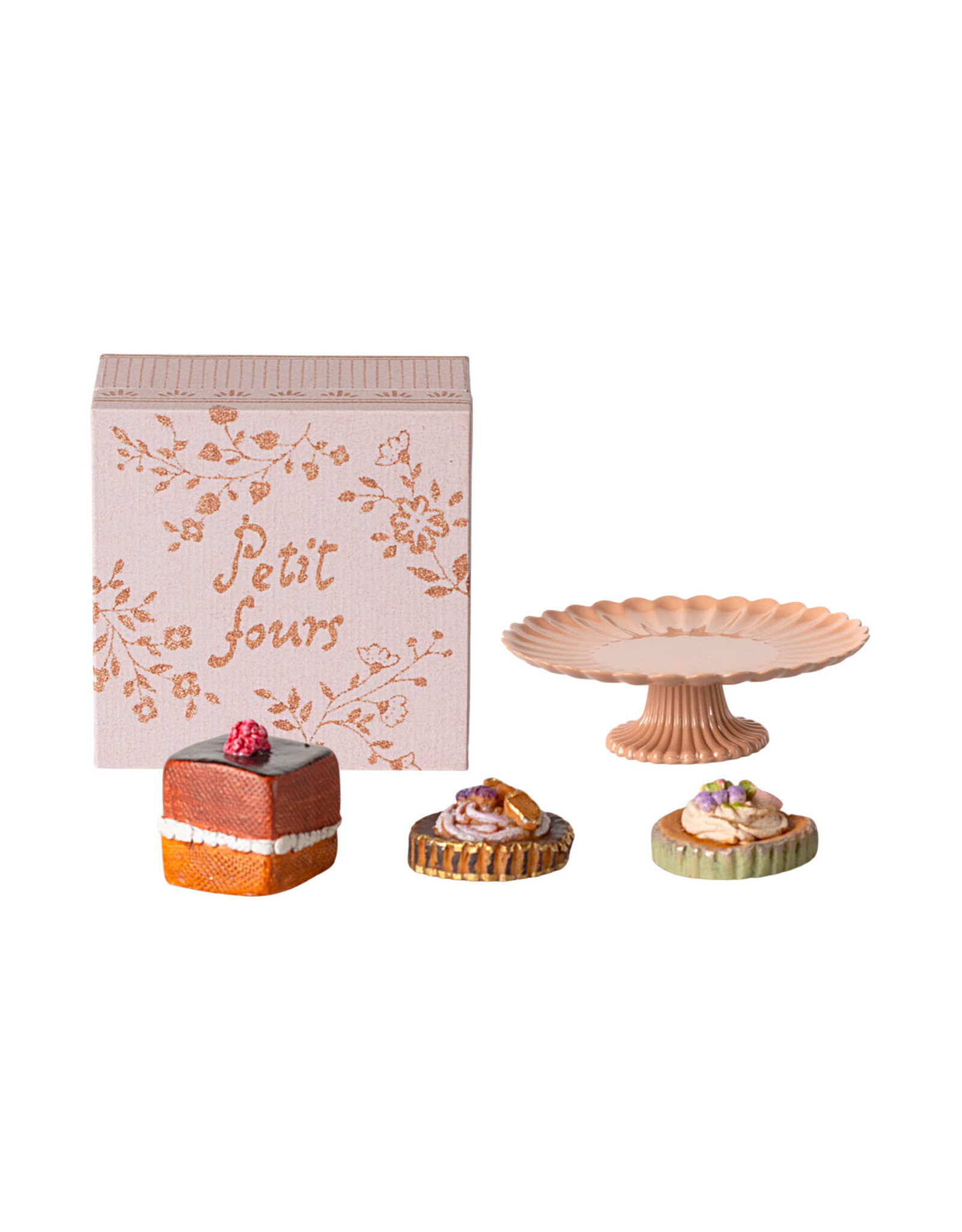 Cakes and Cake Stand, Mini. Maileg