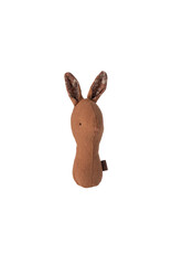 Lullaby Friends Bunny Rattle - Chocolate. Maileg