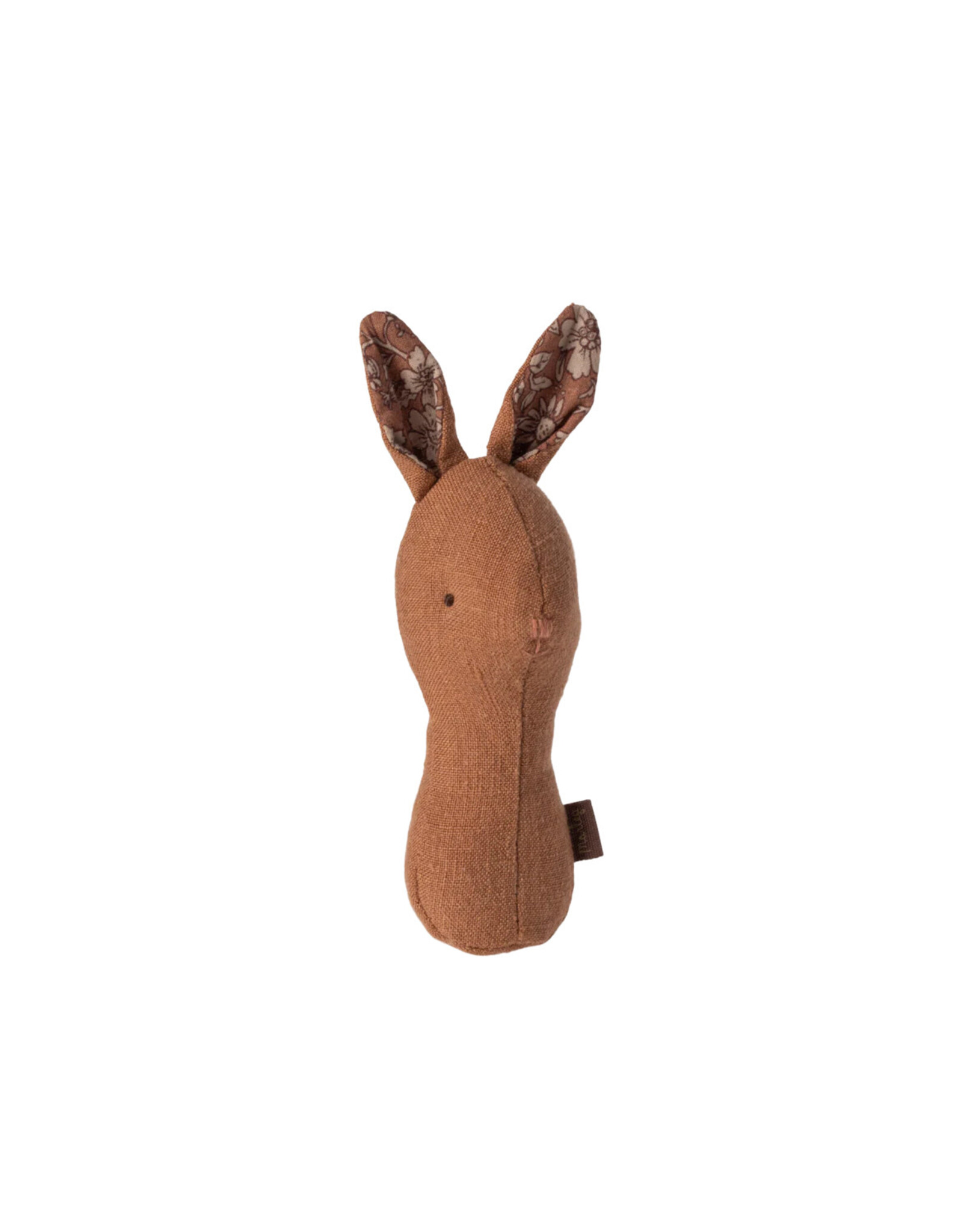 Lullaby Friends Bunny Rattle - Chocolate. Maileg