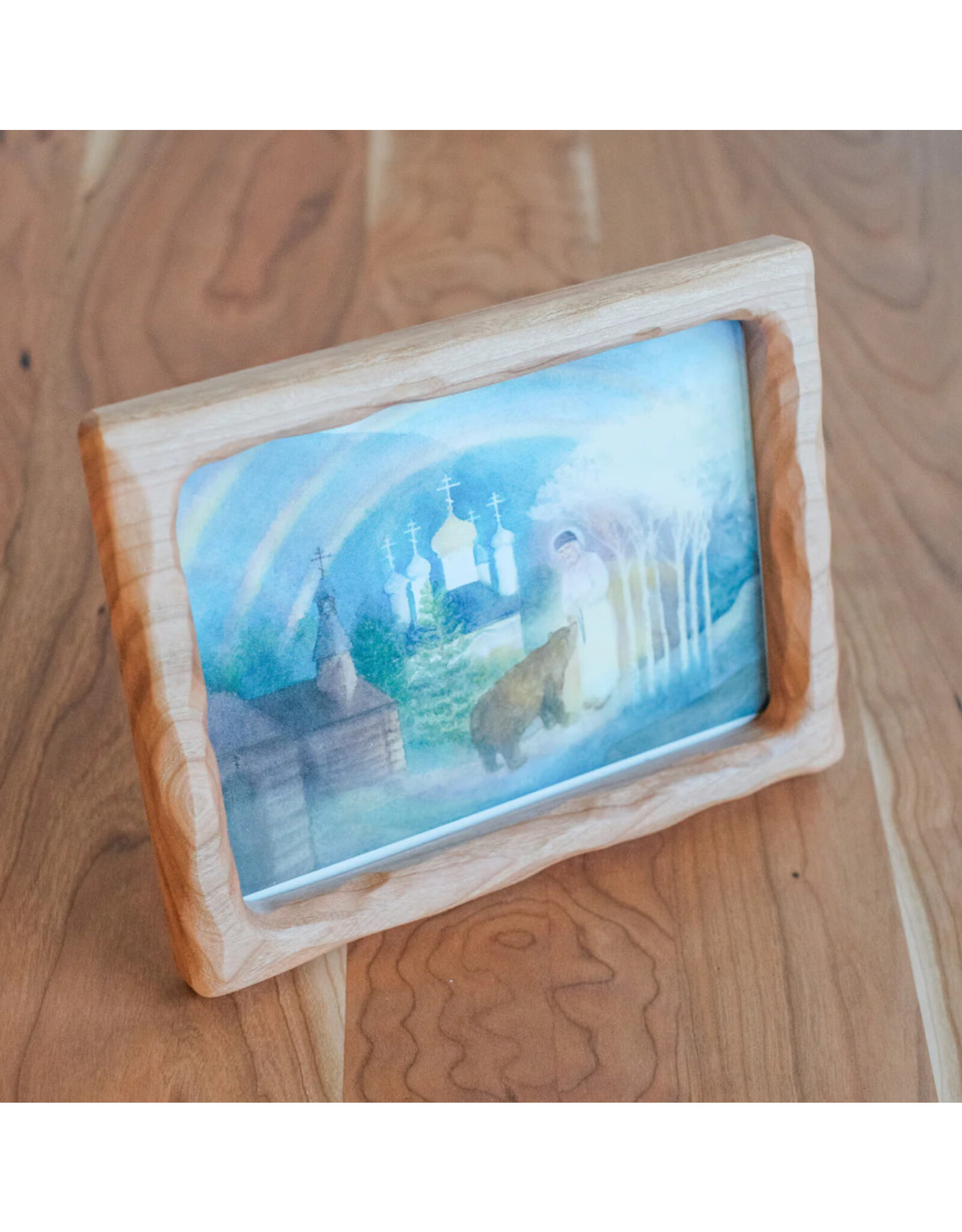 Maple Rounded Picture Frame 5x7 US Made