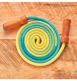 Jump Rope - Dyed Rope Wood Handles.