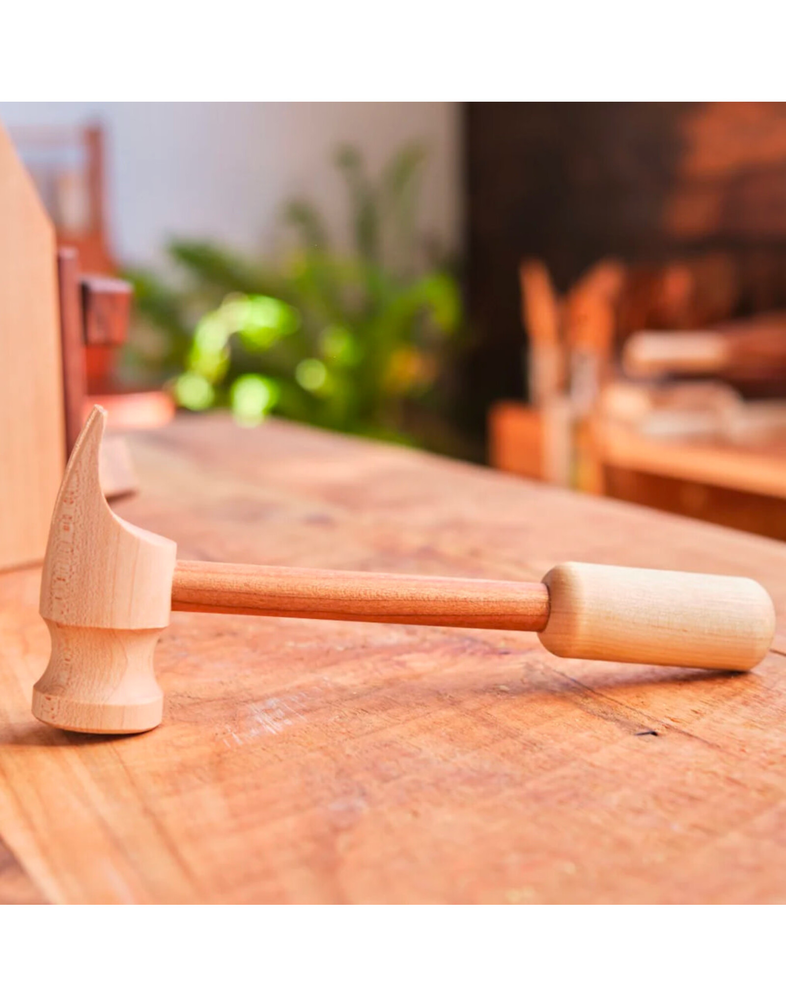 Cherry and Maple Wooden Hammer