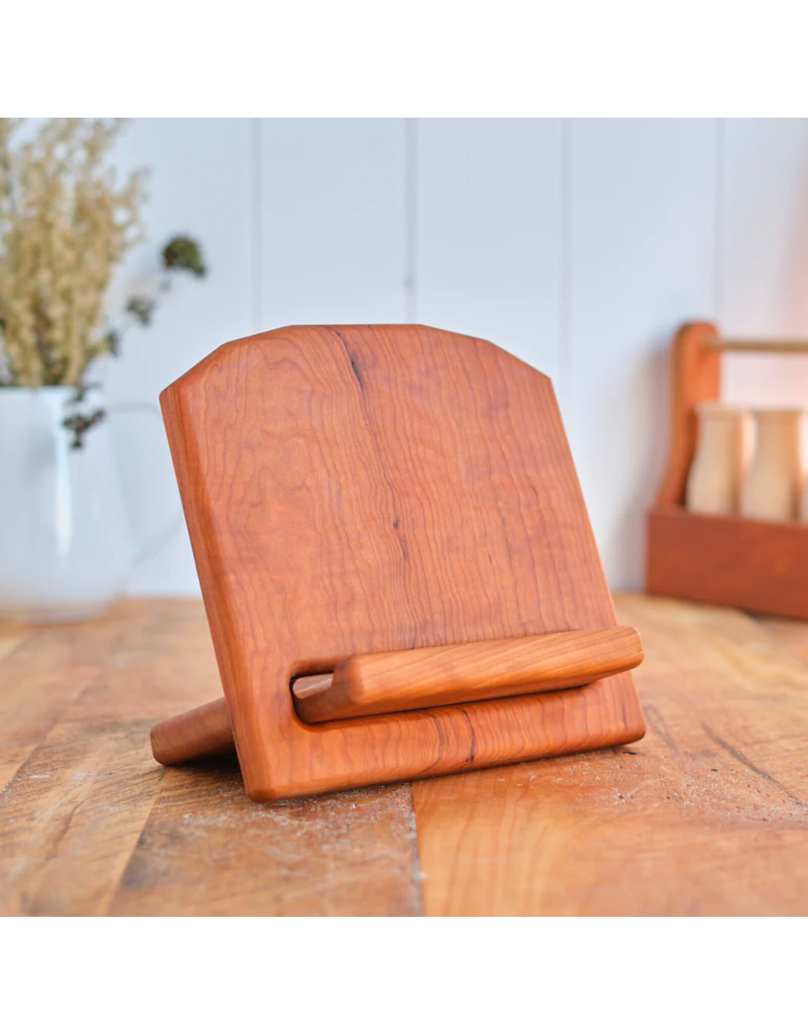 Cherry Book Stand - Small. 8x8x4