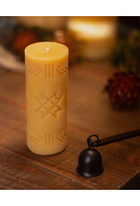 Folk Beeswax Pillar