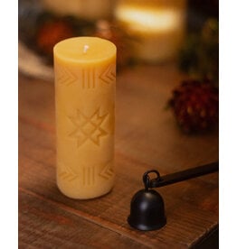 Folk Beeswax Pillar