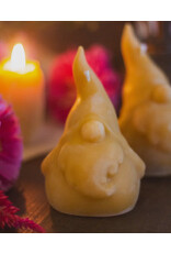 Gnome Beeswax Candle - Medium
