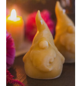 Gnome Beeswax Candle - Medium