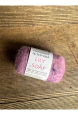 Felted Lily Soap