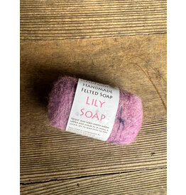 Felted Lily Soap