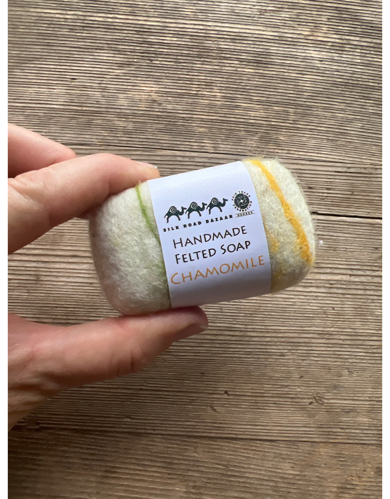Felted Chamomile Soap