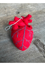 Felt Anatomical Heart