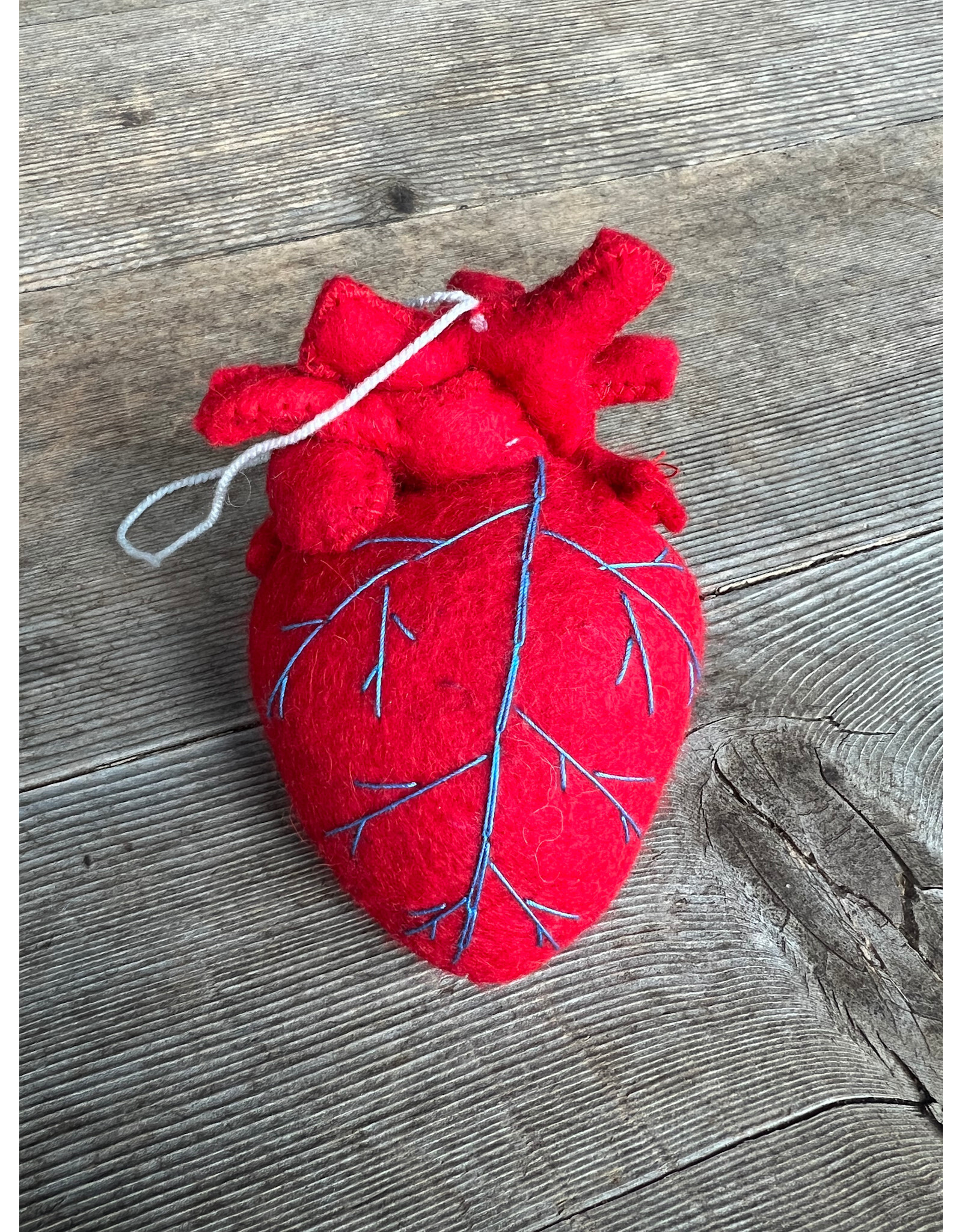 Felt Anatomical Heart