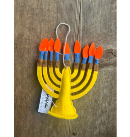 Felt Menorah Ornament