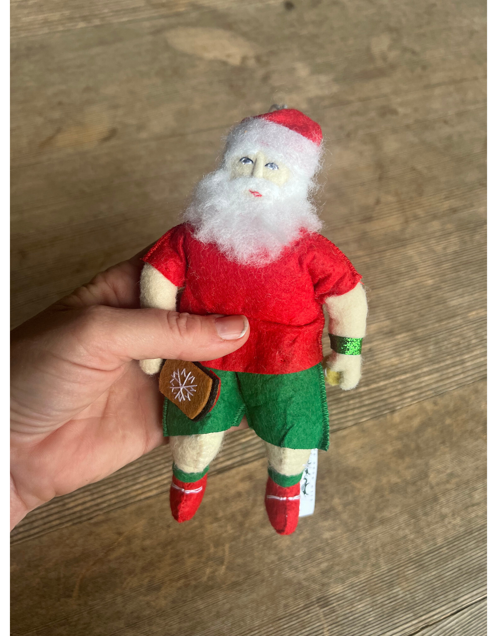 Pickleball Santa Ornament