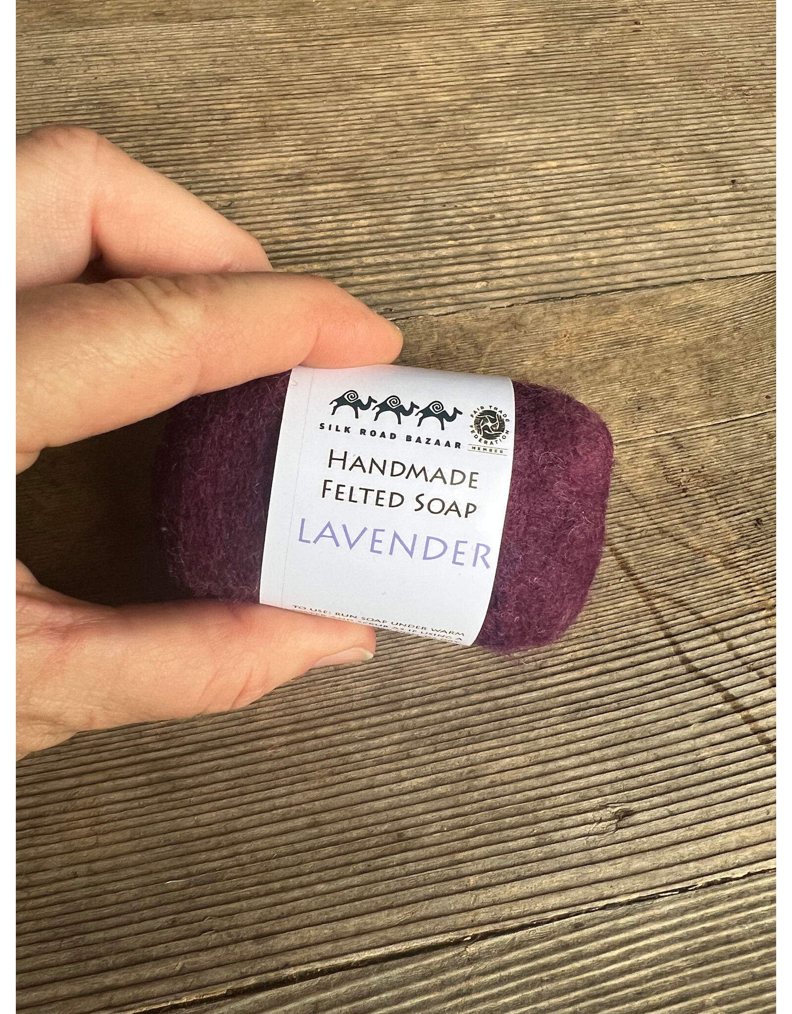 Felted Lavender Soap