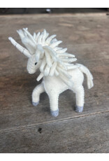 White Felt Unicorn - Silk Road