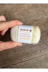 Felted Jasmine Soap