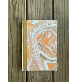 Marbled Notebook Handmade with Recycled Paper