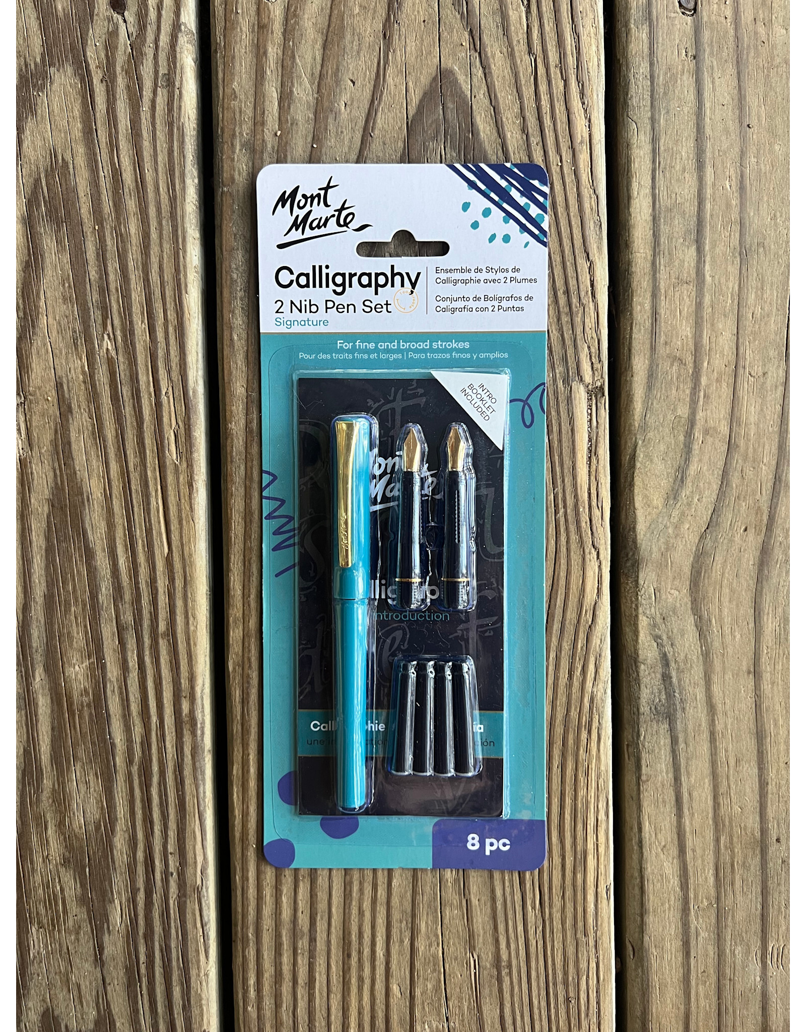 Calligraphy 2 NIB Pen Set Signature 8 Piece