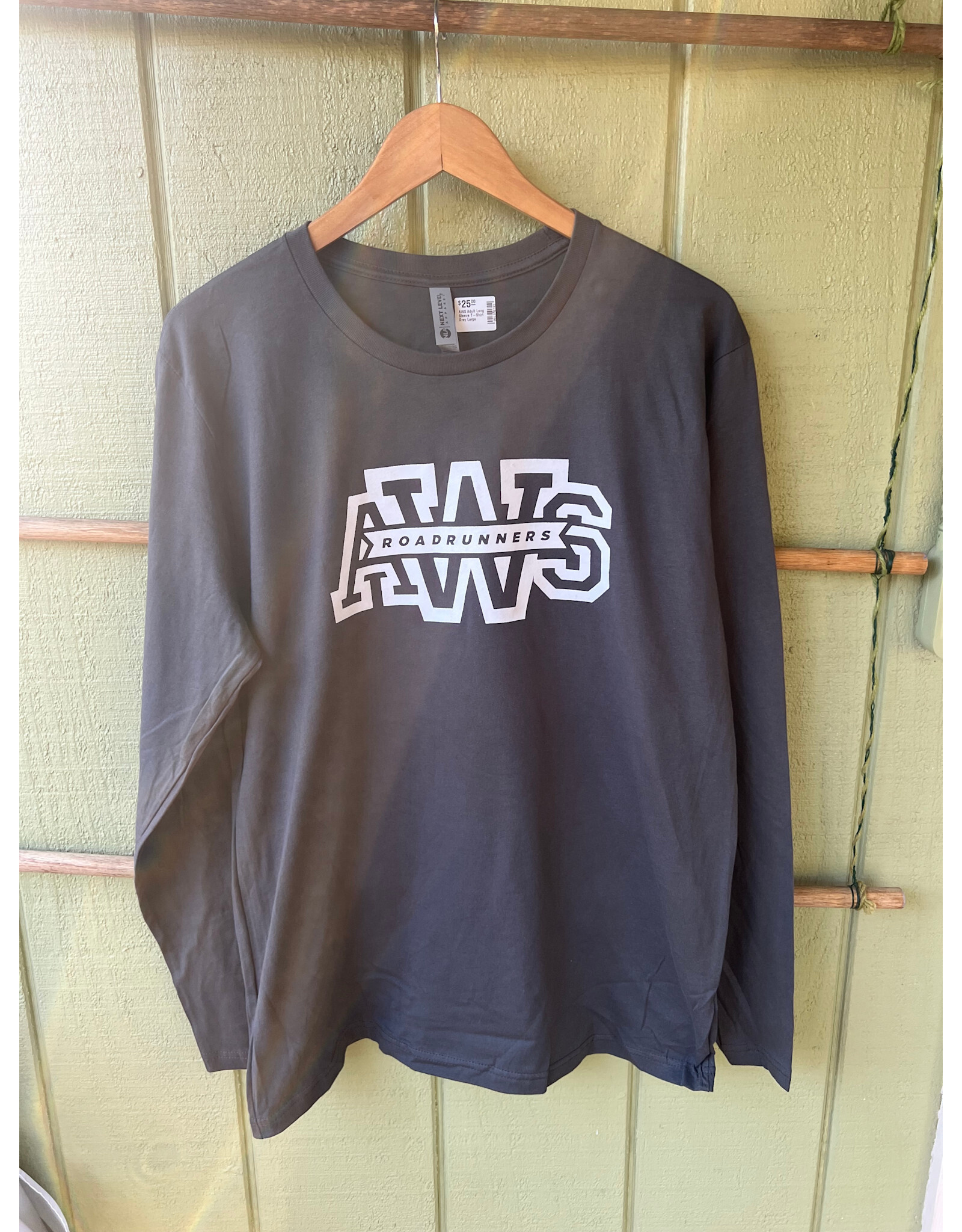 AWS Adult Long Sleeve T-Shirt Gray